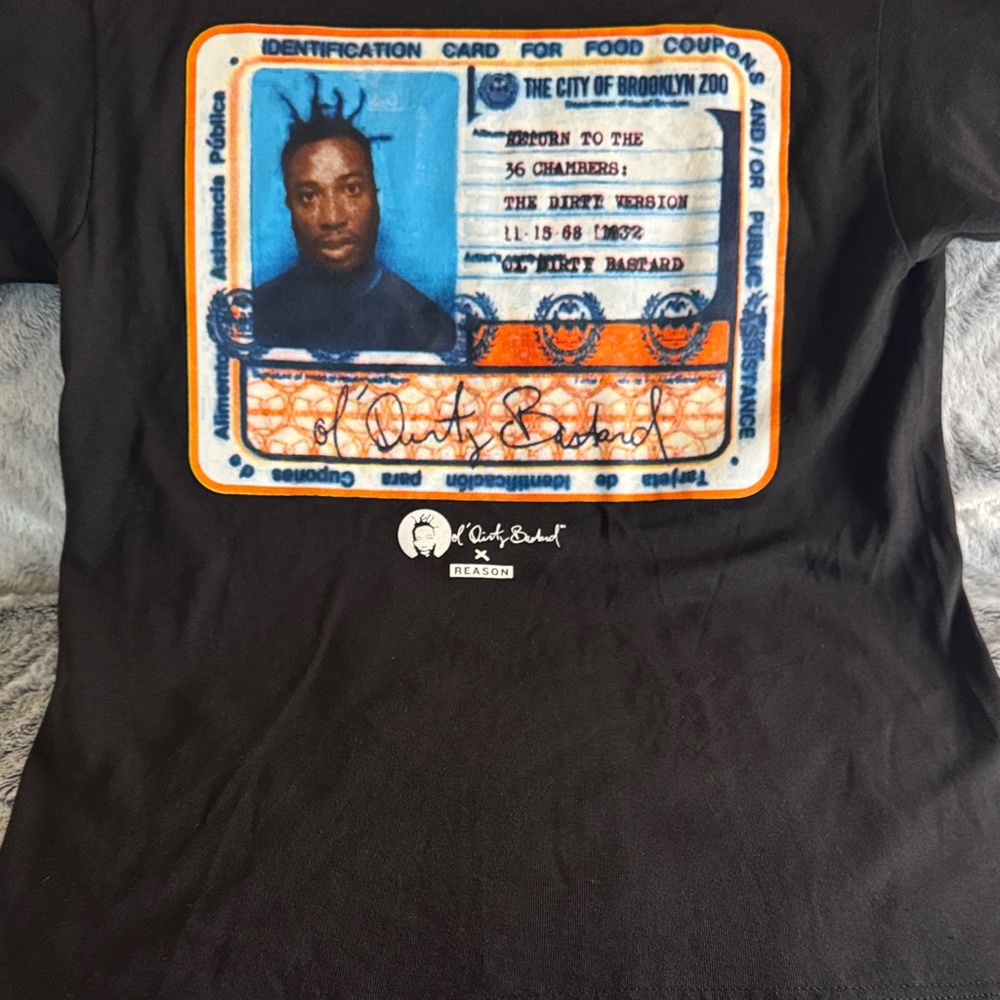 Reason Black Graphic Tee with Unique Design